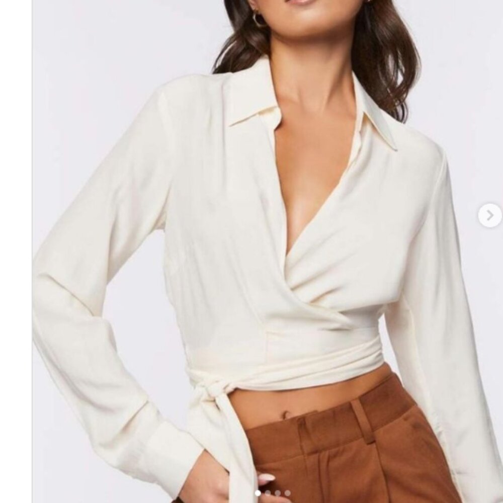 H&M Women's Crem Blouse Size Xs